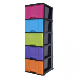 B9650MC DRAWER MULTI COLOUR(5 TIER)
